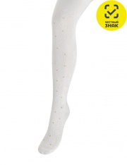 Колготки - ДК3-13601Д Колготки детские (Белый Оптик, Люрекс) Колготки - ДК3-13601Д Колготки детские (Белый Оптик, Люрекс)