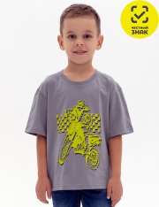 Футболка - 220008C-29 Футболка для мальчика (Серый) Футболка - 220008C-29 Футболка для мальчика (Серый)