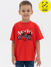 Футболка - 220008C-15 Футболка для мальчика (Красный) Футболка - 220008C-15 Футболка для мальчика (Красный)