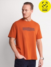 Футболка - CLE Футболка муж. 562509/04гг_п (терракотовый) Футболка - CLE Футболка муж. 562509/04гг_п (терракотовый)