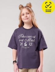 Футболка - CLE Футболка дев. 866885кд_п (т.серый) Футболка - CLE Футболка дев. 866885кд_п (т.серый)