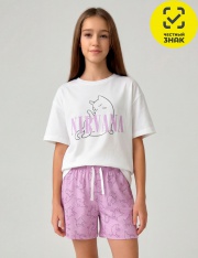 Пижама - 5019HW-21K Пижама для девочки (Экрю) Пижама - 5019HW-21K Пижама для девочки (Экрю)