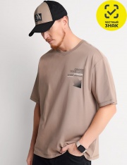 Футболка - CLE Футболка муж. 562668/03кдт_п (т.бежевый) Футболка - CLE Футболка муж. 562668/03кдт_п (т.бежевый)