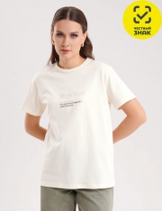 Футболка - CLE Футболка жен. 267087/195кк_п (молочный) Футболка - CLE Футболка жен. 267087/195кк_п (молочный)