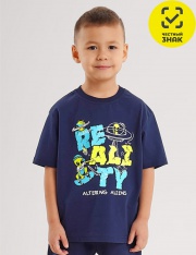 Футболка - CLE Футболка мал. 865769кд_п (т.синий) Футболка - CLE Футболка мал. 865769кд_п (т.синий)