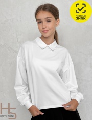 Джемпер - 6025HW-20K Джемпер для девочки (Белый) Джемпер - 6025HW-20K Джемпер для девочки (Белый)
