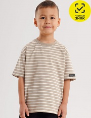 Футболка - CLE Футболка мал. 867273кдн (бежевый/молочный) Футболка - CLE Футболка мал. 867273кдн (бежевый/молочный)