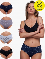 Трусы - 6744-32 Трусы-шорты женские (Разноцветный) Трусы - 6744-32 Трусы-шорты женские (Разноцветный)