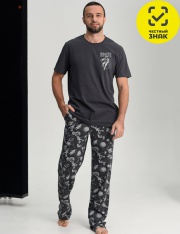 Пижама - Д.2019-К Пижама муж. Астронавт (черный графит) Пижама - Д.2019-К Пижама муж. Астронавт (черный графит)